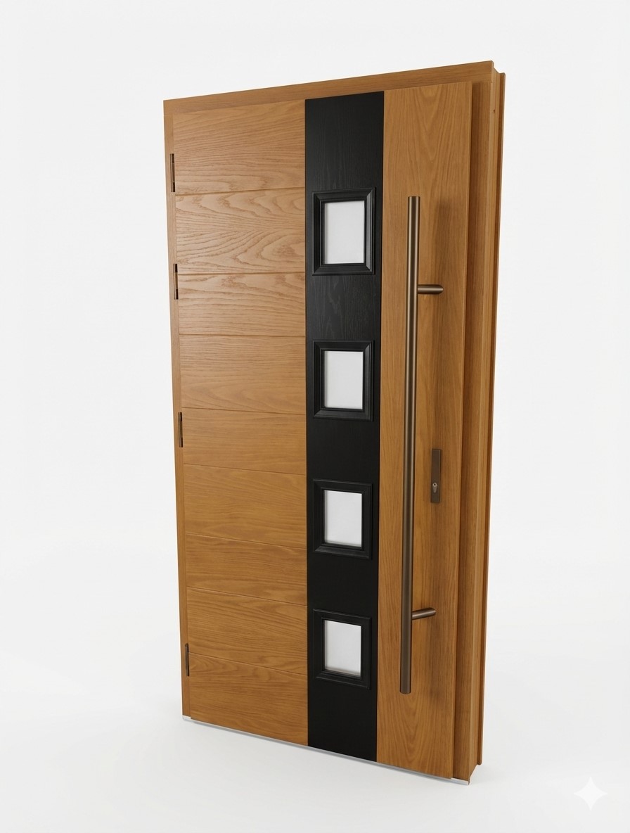 Drzwi Kompozytowe VIKKING – Linia Arctic Plus, Kolekcja TREND (Model Custom Edition)