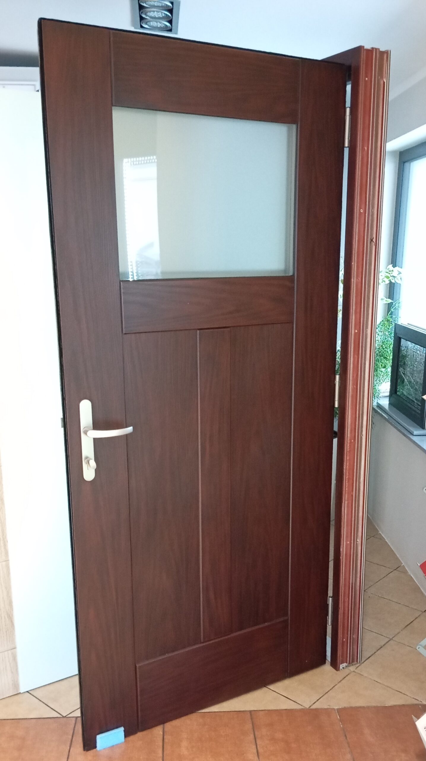 Ekskluzywne Drzwi Kompozytowe VIKKING Arctic Plus Vintage Diplomat 99 P - Dąb Bagienny Real Wood - obrazek 2