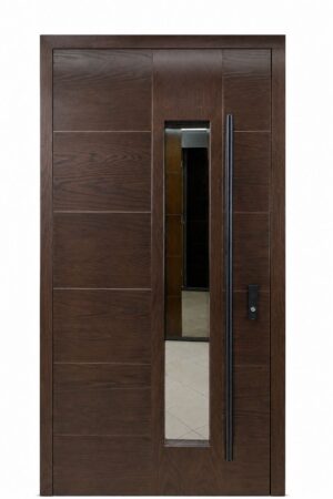 Ekskluzywne Drzwi Kompozytowe VIKKING Ultimate Vintage 0510GL - Smart Home, Dąb Bagienny & Winchester